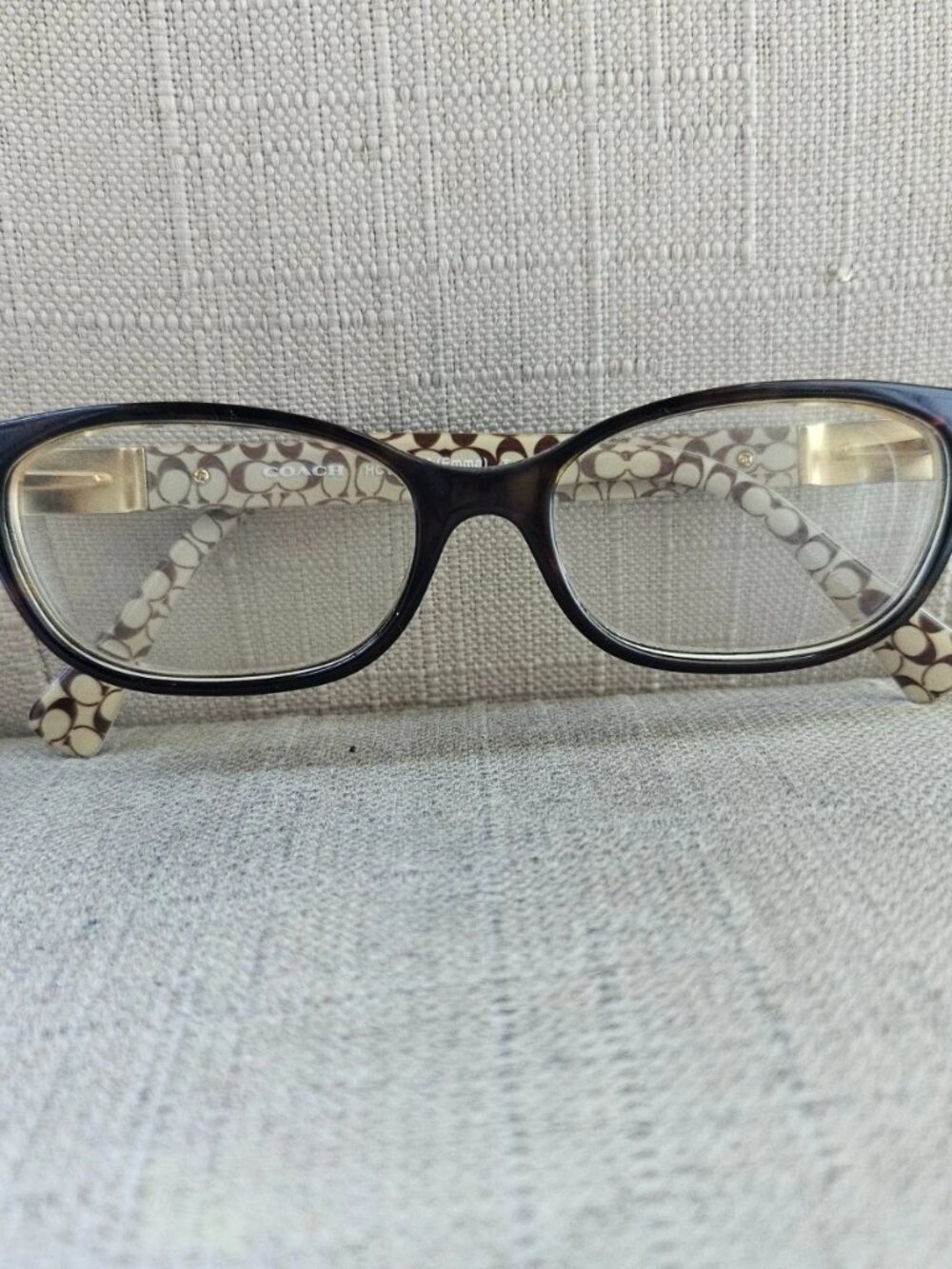 Coach Women Glasses Frame EMMA Dark TortSand Sig C Eyewear Eyeglasses Frame only - Picture 3 of 13